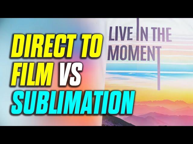Direct To Film vs Sublimation Heat Transfers: What To Use When