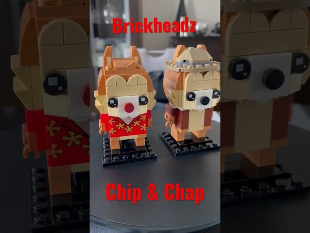 Lego Brickheadz Chip & Chap #chipanddale #disney #brickheadz #lego #cartoonseries #chip #dale