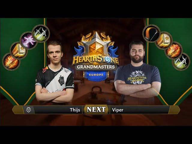 Thijs vs Viper | 2021 Hearthstone Grandmasters Europe | Final | Season 1 | Week 1