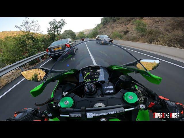 Savage Mode On - Ninja ZX10R Vs Ducati Panigale @StreetBikeRacers