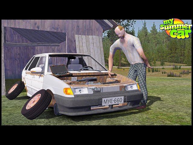 Нашел УГНАННУЮ ЧИТЫРКУ! Восстановим? - My Summer Car