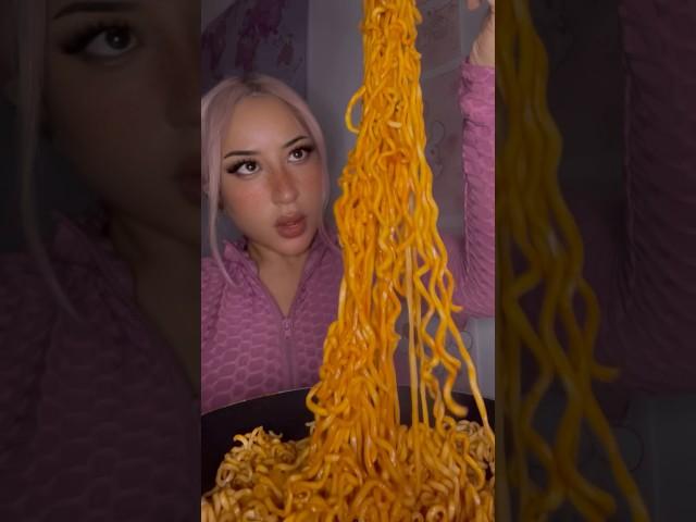 i ️ buldak ramen #mukbang #asmr #eating
