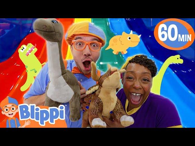 Blippi & Meekah's EPIC Dinosaur Adventure! | Blippi Educational Videos for Kids