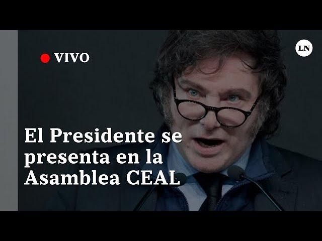 EN VIVO| Javier Milei habla en la apertura de la Asamblea Plenaria CEAL