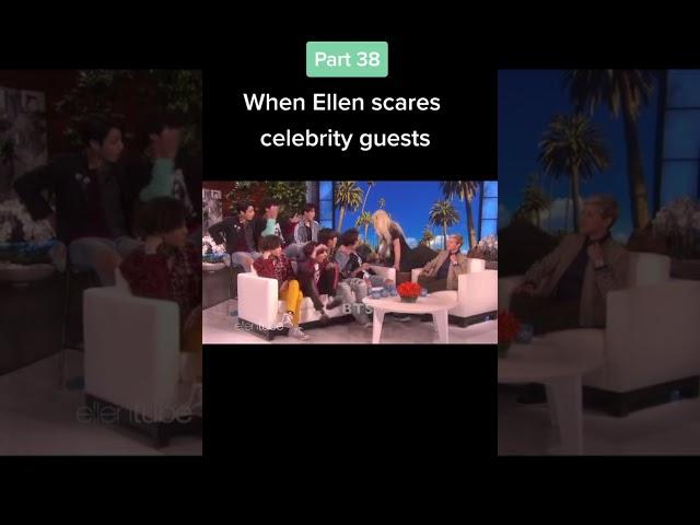 When Ellen Scares BTS Members #Shorts