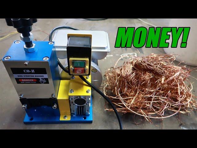 Automatic Wire Stripping Machine - Strip Copper Wire in Seconds!