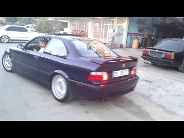 BMW E36 Exhaust And Burnout