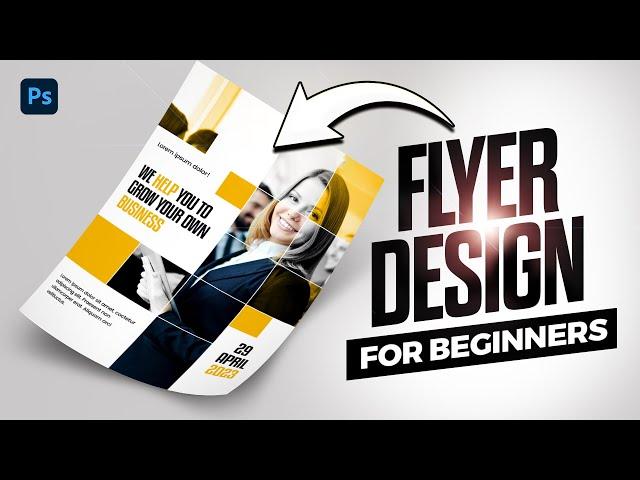 FLYER DESIGN in Photoshop!! ( EASY STEPS )