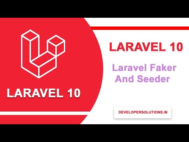 Laravel 10 Faker Factory Seeding | Laravel tutorial | Laravel seeder |Laravel factory |faker|seeder