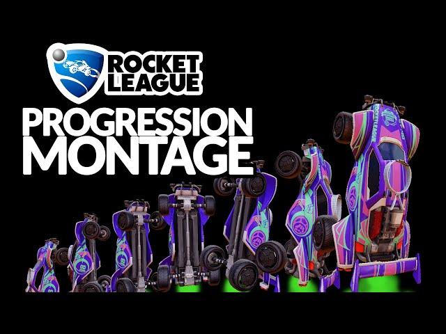 Rocket League Air Roll (DARL) Progression Montage