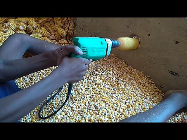 CORN SEEDS REMOVING  IN EASIEST WAY