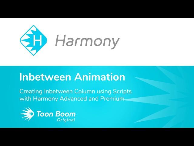 How to Create an Inbetween Column using Scripts with Harmony Advanced and Premium