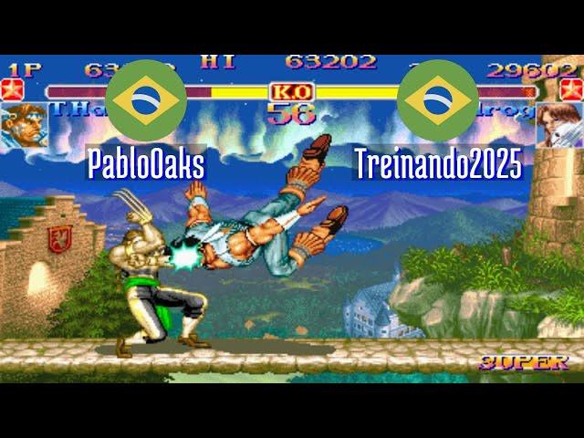 FT5 @ssf2xjr1: PabloOaks (BR) vs Treinando2025 (BR) [Super SF II X ssf2x ssf2 Fightcade] Nov 14