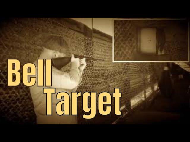 Bell target with Vintage airguns BSA Light Pattern Vs Britannia shoot-off classic target shooting