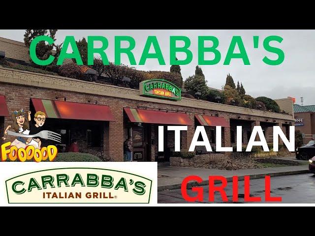 CARRABBA'S ITALIAN GRILL | RESTARUANT REVIEW FULL DINING  EXPERIENCE  #restaurant