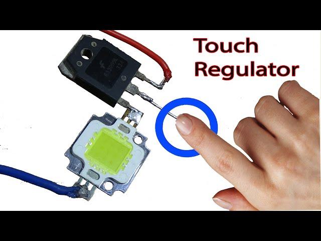 Make a Touch Voltage Regulator, Simple Electronic Project