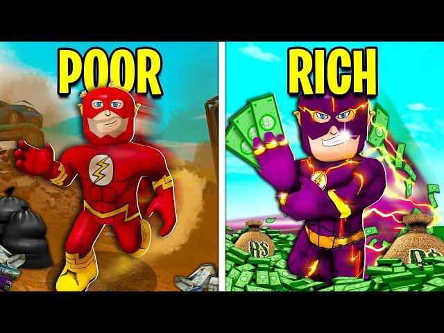 POOR Flash To RICH Flash! (Roblox)