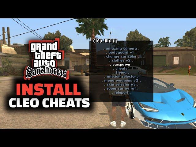 Cleo Cheats For GTA San Andreas Android | Kaarma