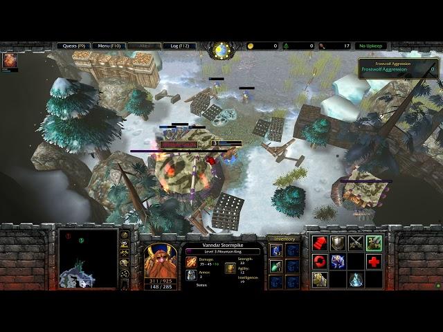 Warcraft 3 Reforged -  Alterac Valley - Expedition! - HARD - Custom Map by @SevenBlood - 01