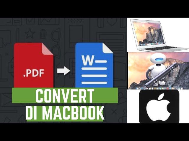 Cara mengkonversi File PDF ke MS Word menggunakan Aplikasi bawaan MacBook