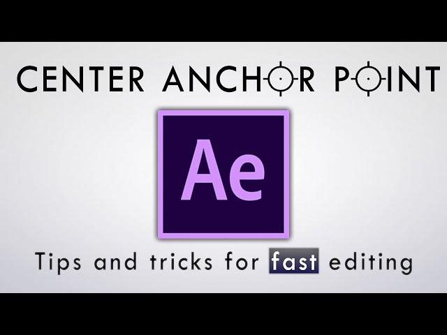 After Effects: Move and Center the anchor point on text and shape layers (Manual Control & Scripts)