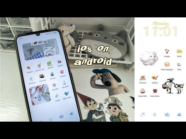 Aesthetic Realme C53 ‍️ How To Customize Aesthetic iOS on Any Android  cute icons and widgets