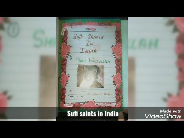 # Sufi saints in India # project file