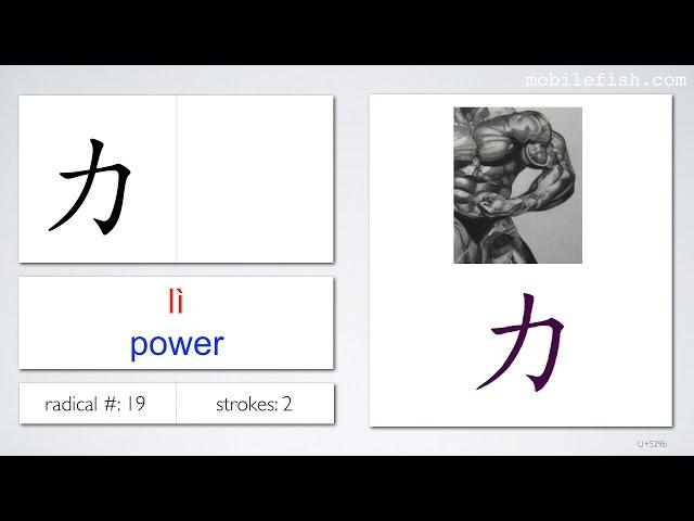 Chinese radicals in English 2/22