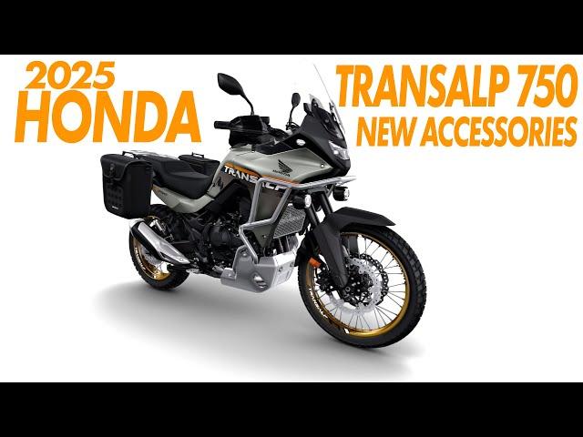 NEW 2025 HONDA TRANSALP 750 - What Are The NEW Accessories Available for 2025 ?