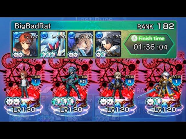 Mono Water Team VS [Nova] Almighty Dark Nobility  | grand summoner !!