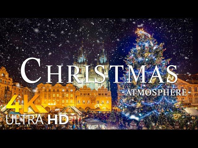 Christmas Atmosphere 4K - Top Christmas Songs of All Time for Relaxation, BEAUTIFUL CHRISTMAS MUSIC