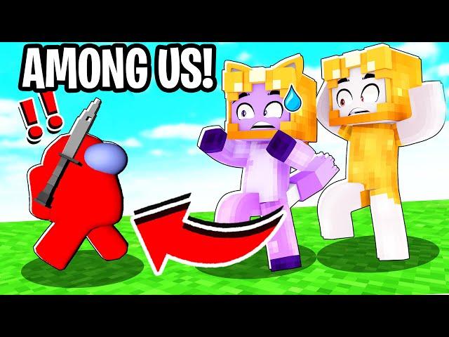 Foxy & Boxy Play AMONG US In MINECRAFT! (LankyBox Minecraft Movie)