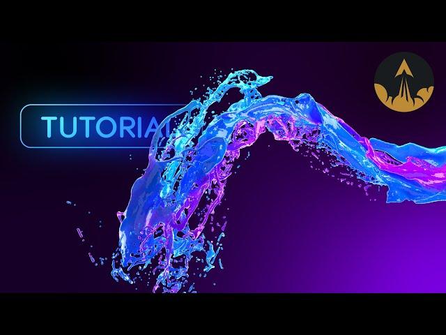 Chaos Phoenix Tutorial: Liquid Path Follow + Color Mixing │RedefineFX