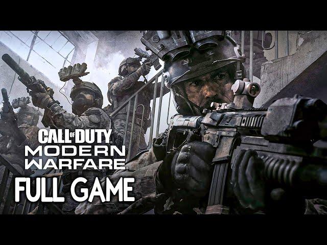 Call of Duty Modern Warfare - FULL GAME (4K 60FPS) Walkthrough Gameplay No Commentary