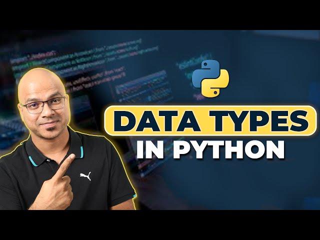 #10 Python Tutorial for Beginners | Data Types in Python