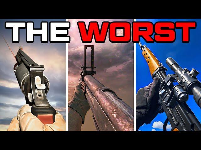 Using the WORST Weapons in Call of Duty!