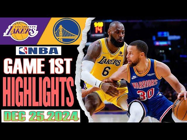 Los Angeles Lakers VS Golden State Warriors Game 1ST Highlights Dec 25,2024 NBA Season 2024-25