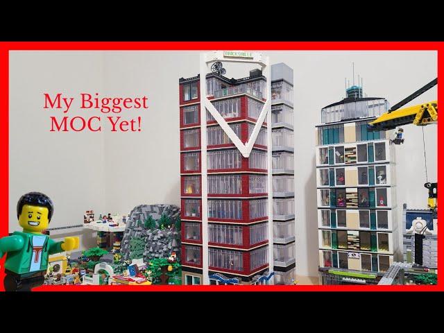 Huge Fully Detailed Lego Skyscraper MOC!