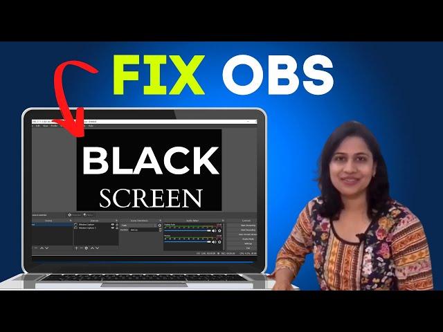 OBS Black Screen FIX Windows 10