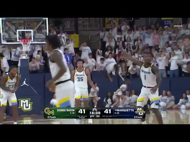 The West Bend Mutual Insurance highlights from Marquette’s student only game vs George Mason