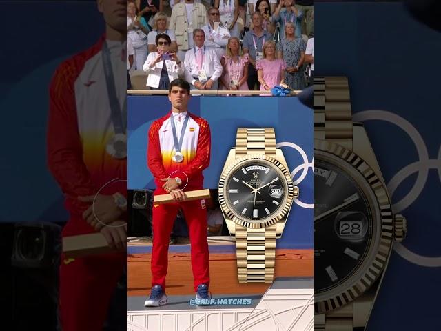 RELÓGIOS usados no PÓDIO DAS OLIMPÍADAS 2024 (Tênis Masculino)  | #watches #djokovic #alcaraz