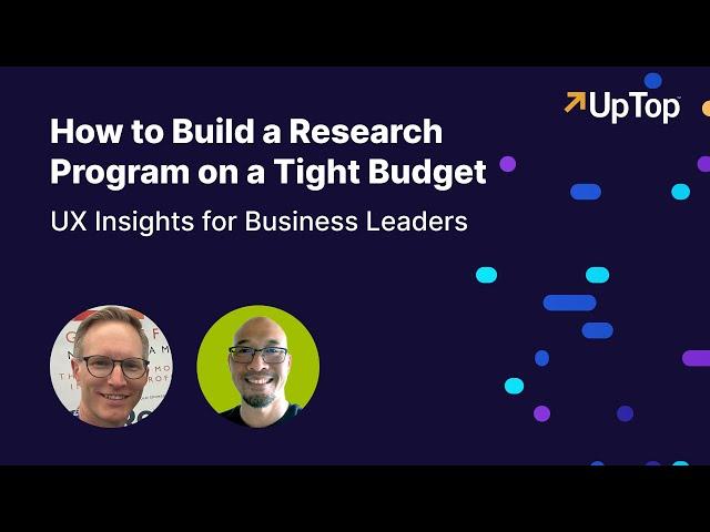 How to Build a Research Program on a Tight Budget