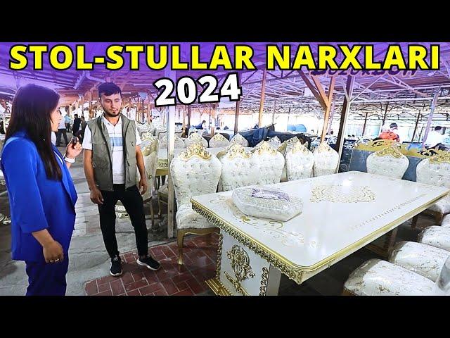 SHOHONA STOL-STUL NARXLARI 2024 | ANDIJON JAHON BOZORI | СТОЛ-СТУЛ НАРХЛАРИ