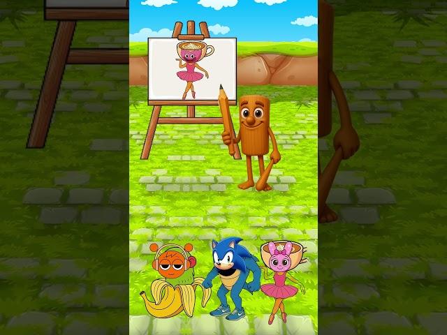 Who's Sonic Tralalero's Dad?!! Oren - Pinky