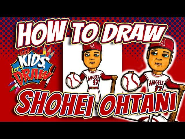 How to Draw Shohei Ohtani for Kids