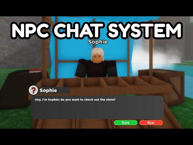 Roblox Studio | NPC Chat System