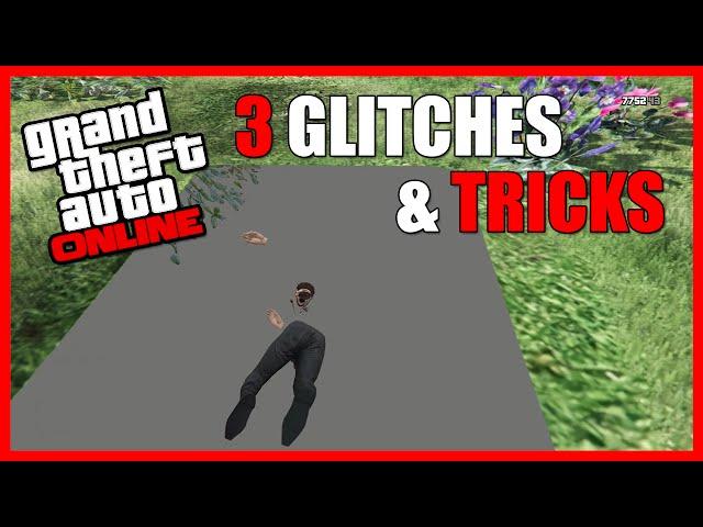 GTA 5 Glitches - 3 Easy SOLO Glitches & Tricks on GTA 5 Online! (Black hole, Drunk & High Forever)