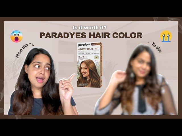 Trying Paradyes Hair Color! Shark tank product! | Krati Jauhari