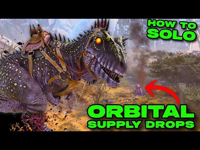 SOLO Orbital Supply Drops Guide in Ark Survival Ascended!! How To Easily Run OSDs for AWESOME LOOT!!