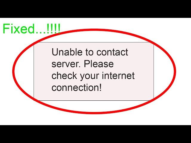 Roblox Unable To Contact Server Please Check Your Internet Connection Error In Android & ios